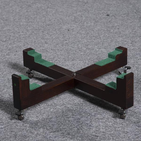 選択 2001-C3 バチ 大45 長胴・桶胴台座 X台(木目材)直径36cm(1.2尺)