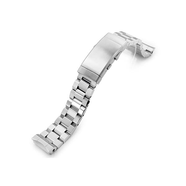 20mm メタル時計バンド ステンレス ヘクサッド オイスター