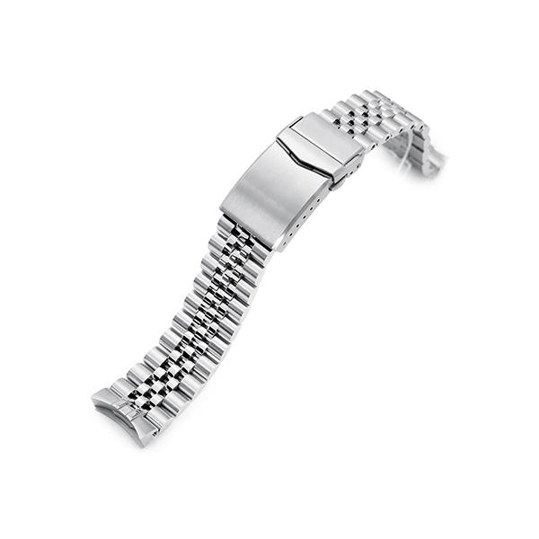 20mm メタル時計バンド ステンレス ジュビリー ブレスレット Vクラスプ