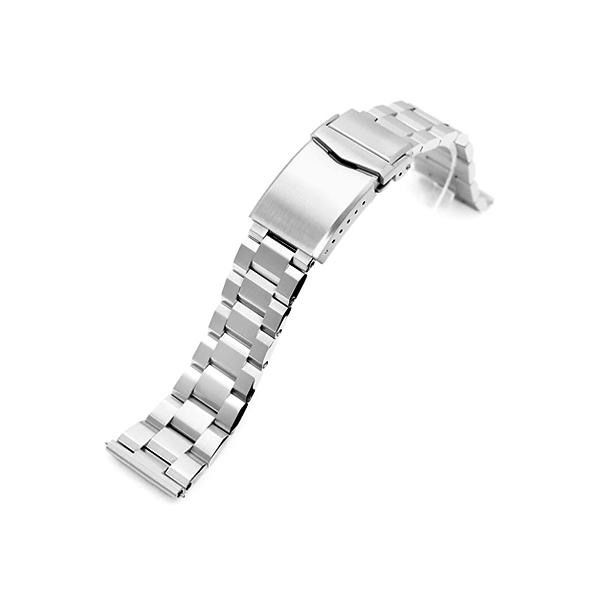 22mm メタル時計バンド ステンレススチール ヘクサッド3 ブレスレット