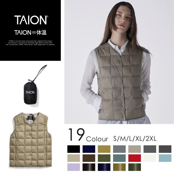 TAION (タイオン) レディース Vネックボタンインナーダウン ベスト TAION-W001 :TAION-001L:TAION OFFICIAL - 通販 - Yahoo!ショッピング TAION (タイオン) レディース Vネックボタンインナーダウン ベスト TAION-W001 :TAION-001L:TAION OFFICIAL - 通販 - Yahoo!ショッピング