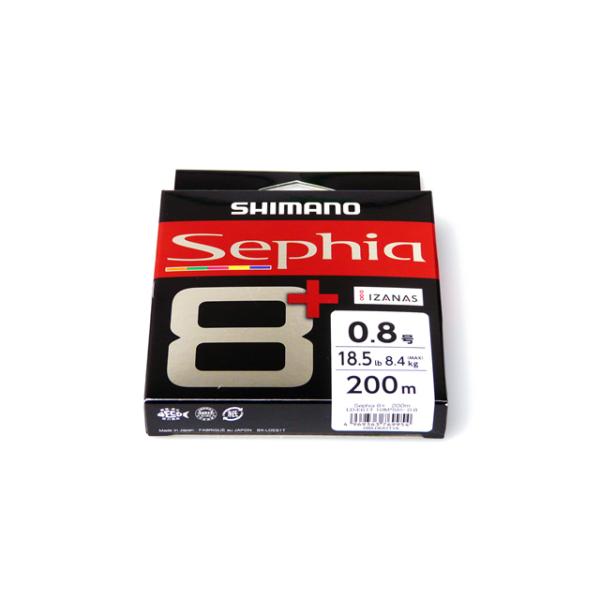 シマノ（SHIMANO） セフィア8+(Sephia 8+) LD-E61T 200m 0.8号 マルチ