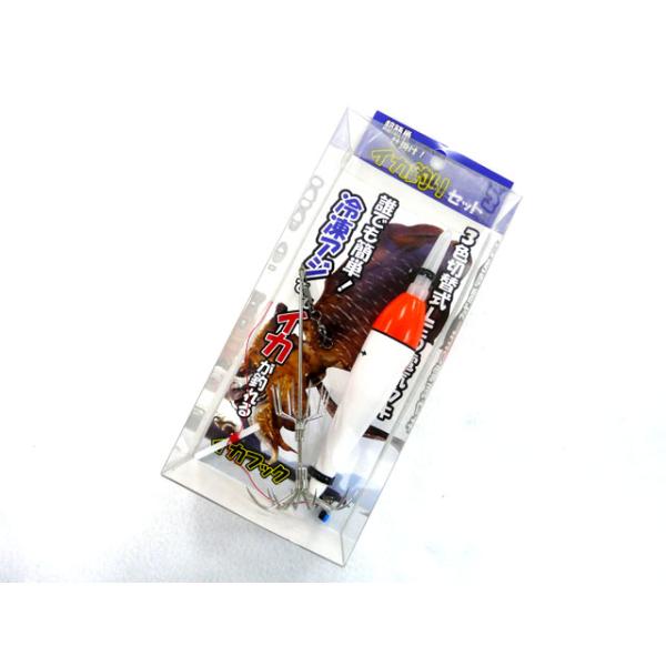 gartz（ガルツ） イカ釣りセット ウキ付き 電気ウキ LED 3色 スーパー