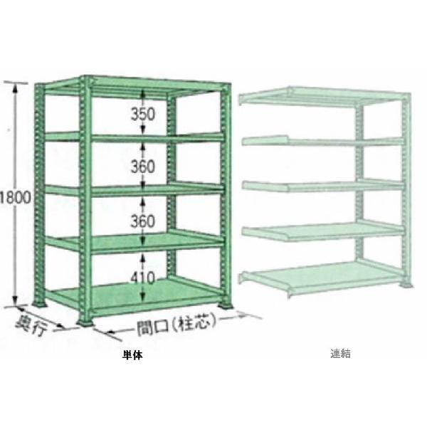 250kg/�i �� W1490×���s D900×���� H1800 �O���[�� �P�� 5�i ML1815K05T �{���g���X ���ʒI �}�K�����H��