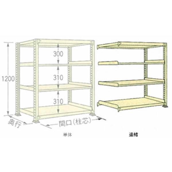 250kg/�i �� W1490×���s D750×���� H1200 �A�C�{���[ �A�� 4�i WL1215J04R �{���g���X ���ʒI �}�K�����H��