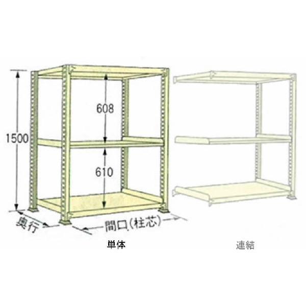 500kg/�i �� W1200×���s D450×���� H1500 �A�C�{���[ �P�� 3�i WM1512M03T �{���g���X ���ʒI �}�K�����H��