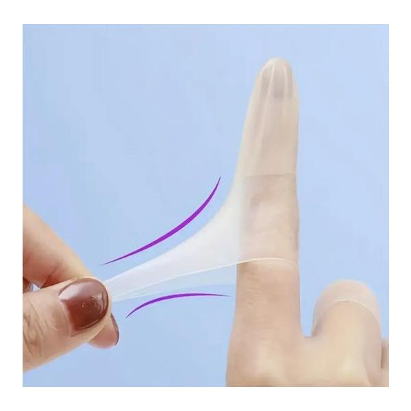 良く伸びるのではめたり外したりしやすいラテックス製の指サックです