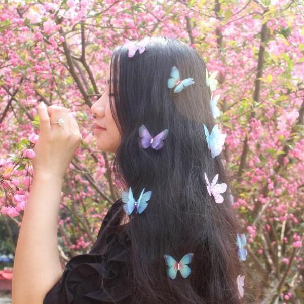 蝶々 バタフライ ヘアピン ヘアクリップ シフォン ヘアアクセサリー ちょうちょ 結婚式 パーティ 発表会 着物 浴衣 和装 ウエディング Buyee Buyee Japanese Proxy Service Buy From Japan Bot Online