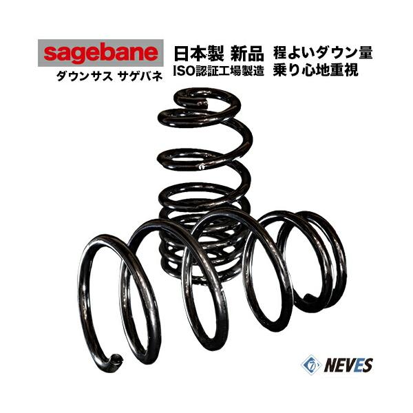 スズキ アルトワークス(HA36S)用ダウンサス1台分 サゲバネ(sagebane