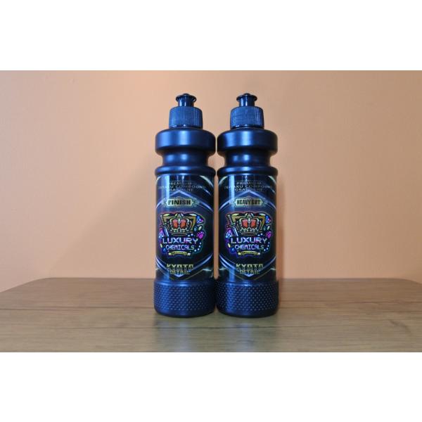 DIYユーザーの方から「500mlサイズは多すぎて価格的に手が出しづらい」という声をいただき、より手に取りやすい300mlのお手頃サイズと価格でご用意しました。セット内容:・Heavy Cut（傷の修復＆塗装一体化）300ml・Finish...