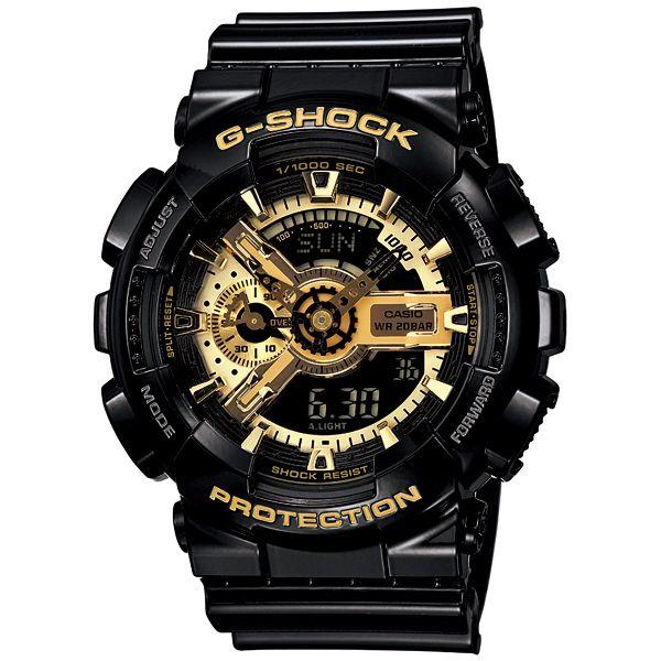 G-SHOCK �W�[�V���b�N �r���v �u���b�N �S�[���h Black × Gold Series GA-110GB-1AJF�����Y