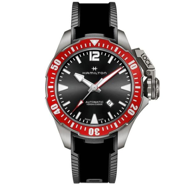 HAMILTON �n�~���g�� �r���v Khaki Navy Open Water Auto �J�[�L �l�C�r�[ �I�[�v���E�H�[�^�[�`�^�j�E���I�[�g H77805335 �������K�i �����Y