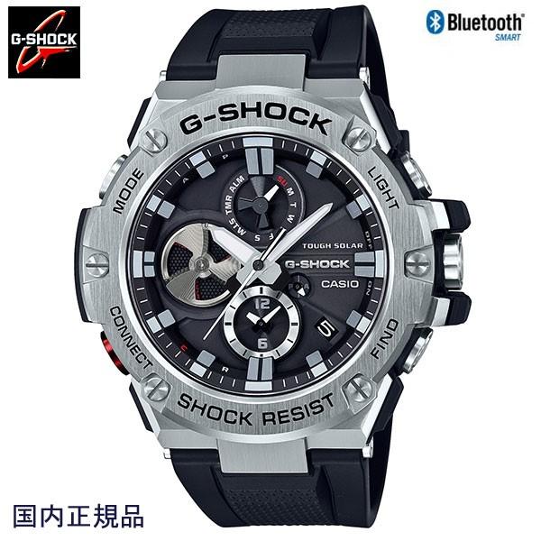 G-SHOCK W[VbN rv G-STEEL\[[Bluetooth GST-B100-1AJF Y Ki