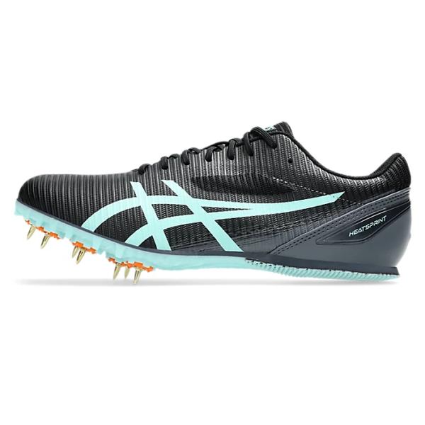asics アシックス 陸上スパイク HEATSPRINT 13 STANDARD ブラック/ミント 100m?1500m ハードル 跳躍種目 1093A199.002