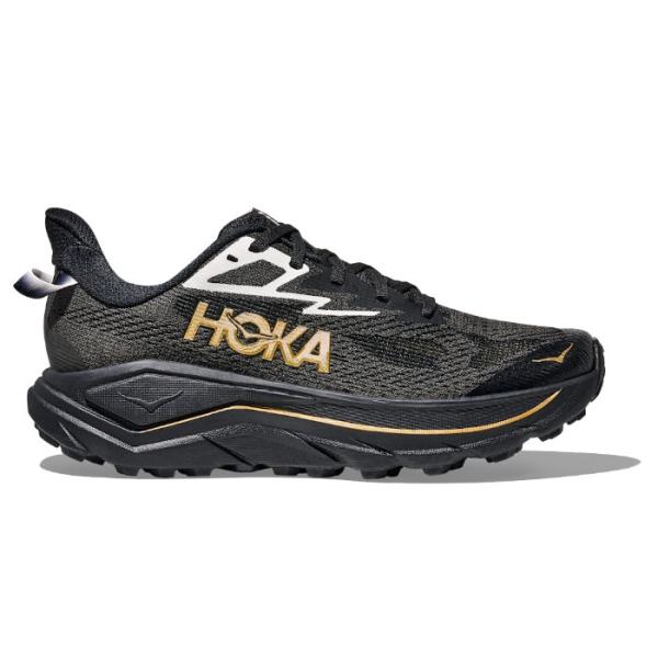 HOKA ホカ トレイルランニングシューズ CHALLENGER 8 チャレンジャー８ レディース レギュラー幅 ブラック/ゴールド 1168717-BKGD