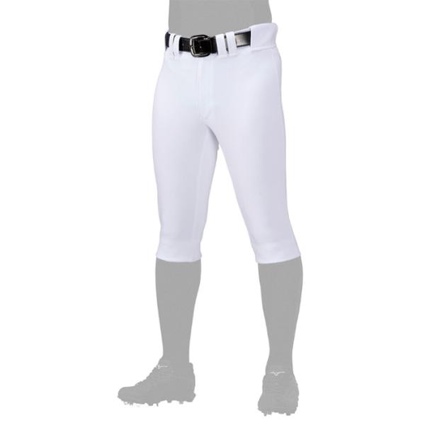 Mizuno ミズノ ユニフォーム 【ミズノプロ】強伸 ストレッチパンツ／ショートフィットタイプ ホワイト 12JDCU1301