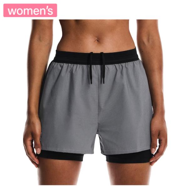 on オン ランニングパンツ Performance Shorts Lumos パフォーマンスショーツ ルーモス レディース Eclipse/Black インナー付き 1WF30300264