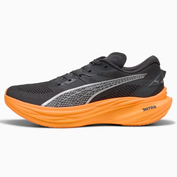 PUMA プーマ ランニングシューズ ディヴィエイト ニトロ 3 メンズ 厚底 Dusky Gray-Heat Fire 309707_26