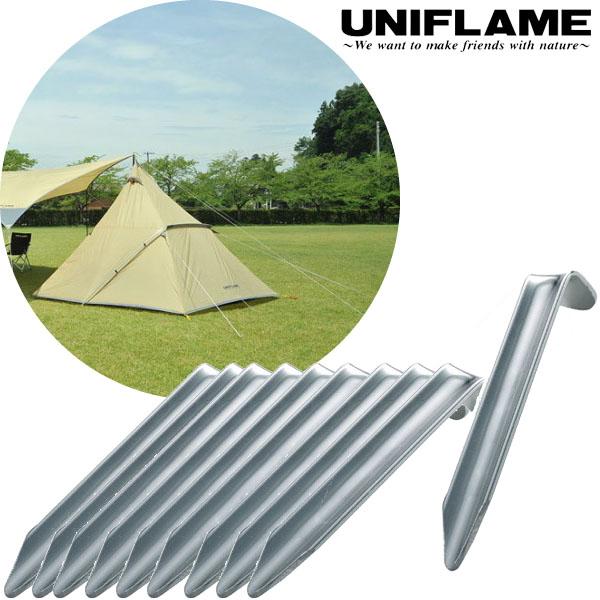 UNIFLAME（ユニフレーム） ちびペグ 10本セット キャンプ 681527