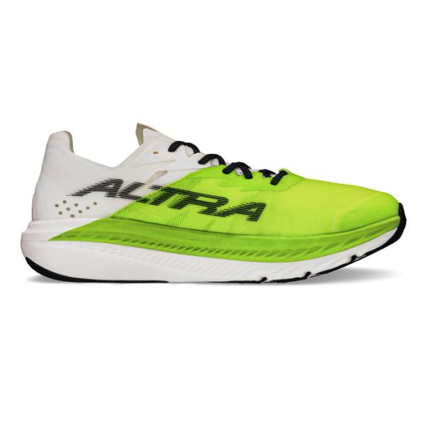 ALTRA アルトラ ランニングシューズ バニッシュ カーボン 2 メンズ スリム ホワイト/ライム カーボンプレート内蔵 セロドロップ マラソン AL0A85PC