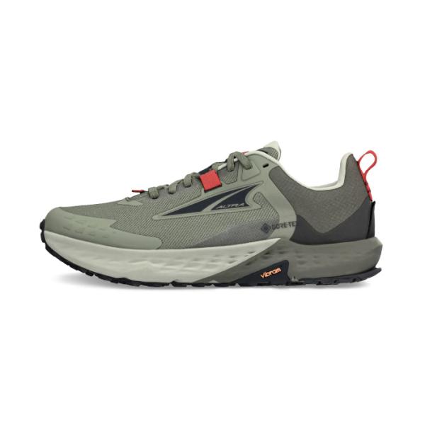 ALTRA アルトラ トレイル ランニングシューズ 防水 メンズ ティンプ 5 ゴアテックス ダスティオリーブ スタンダードフットシェイプ AL0A85Q1-315
