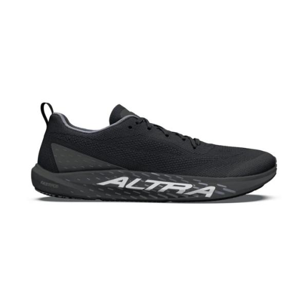 ALTRA アルトラ ロードランニングシューズ VANISH PULSE メンズ ワイドゲージニット フラットタン ゼロドロップ BLACK/SILVER/CASTLEROCK AL0A85SJ-89C