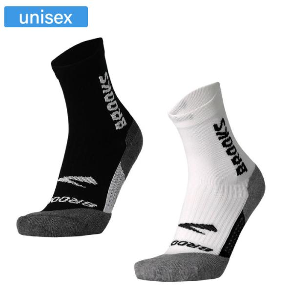 BROOKS ブルックス メンズ レディース ランニングソックス 靴下 Ghost Crew ジョギング マラソン トレーニング BAU4950