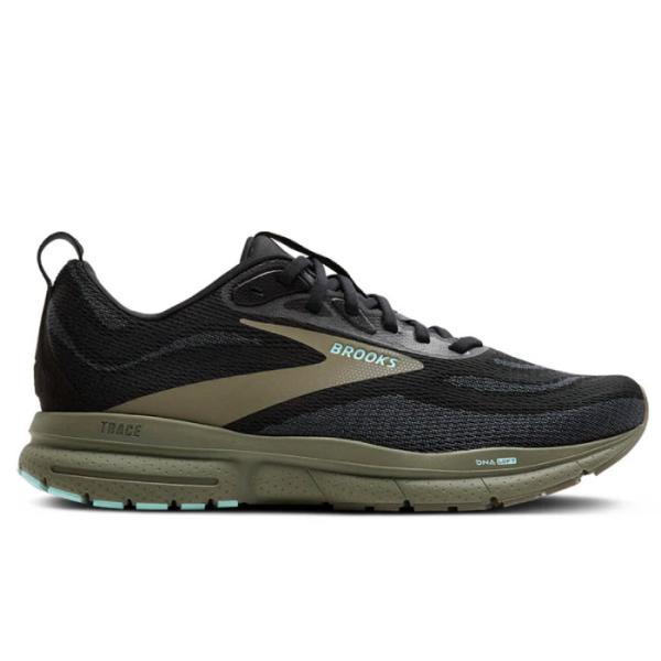 BROOKS ブルックス ランニングシューズ トレース4 メンズ ジョギング マラソン ウォーキング 黒 ブラック BRM4523-BLK