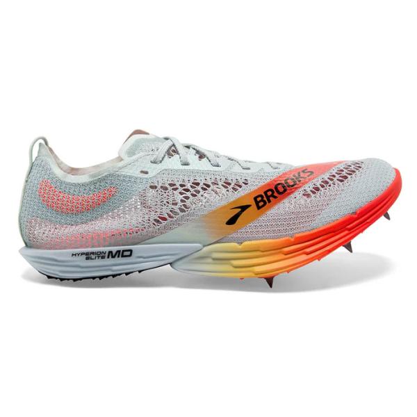 BROOKS ブルックス HyperionElite MD ハイペリオンエリートMD オレンジ メンズ 陸上スパイク 中距離 800-1500m 2024年春夏 BRU0480-OR