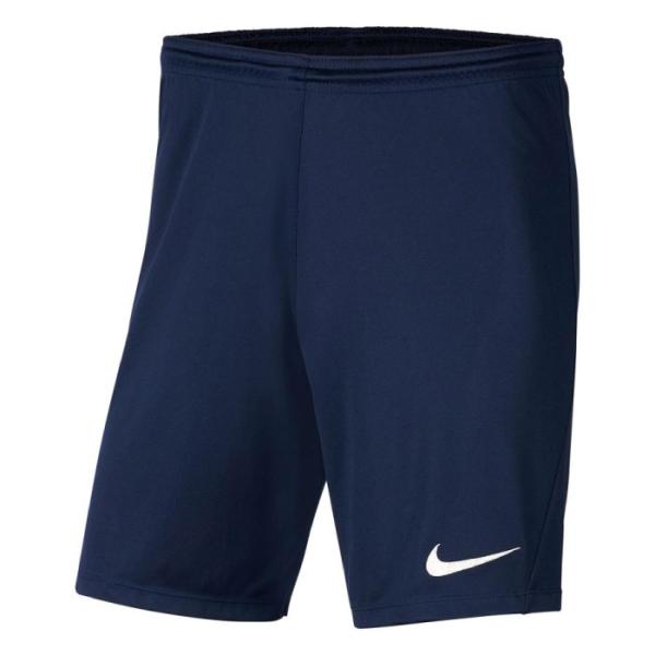 NIKE ナイキ パーク 3 ニットショート NB ゲームパンツ サッカー フットサル ミッドナイトネイビー/ホワイト BV6855-410