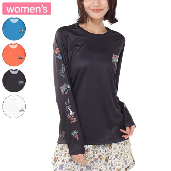 CHUMS チャムス ランニングゴーアヘッドロングスリーブTシャツ レディース ランニングTシャツ 長袖 ドライ加工 UVカット 吸水速乾 CH11-2645