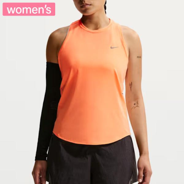 【閲覧数106】Nike ネイビー オレンジ タンクトップ NIKE（ナイキ） スウィフト ウィメンズ Dri-FIT ランニングタンク