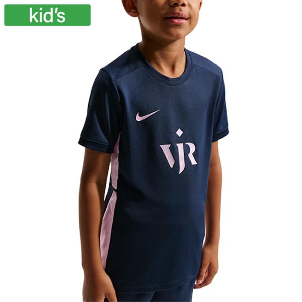 NIKE ナイキ 半袖 ヴィニシウス アカデミー ジュニア Dri-FIT ネイビー/ピンク/シルバー IQ0006-417