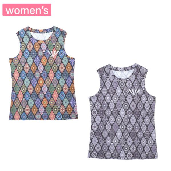 JINGER ジンガー ランニングシャツ レディース ノースリーブシャツ マラソン ジョギング JF-6017