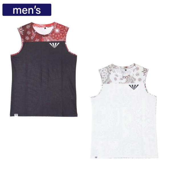 JINGER ジンガー ランニングシャツ メンズ ノースリーブシャツ スリーブレス マラソン ジョギング JM-6028