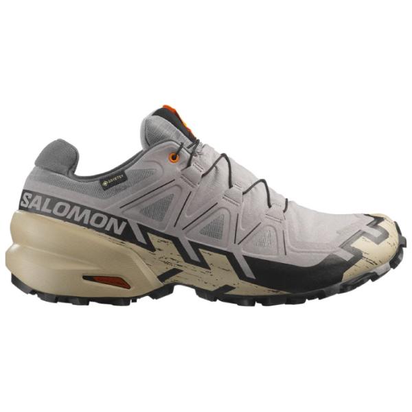 SALOMON サロモン トレイルランニングシューズ SPEEDCROSS 6 GORE-TEX メンズ Gull / White Pepper / Black L47853400