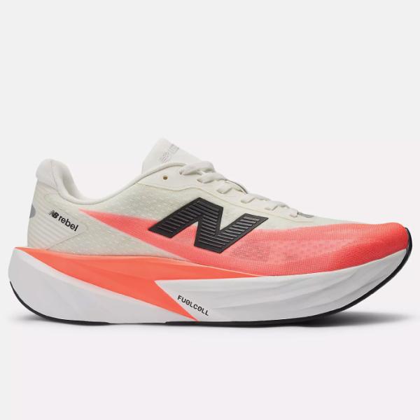 New Balance ニューバランス ランニングシューズ FuelCell Rebel v5 メンズ D Urgent Red with White and Sea Salt MFCXLV5