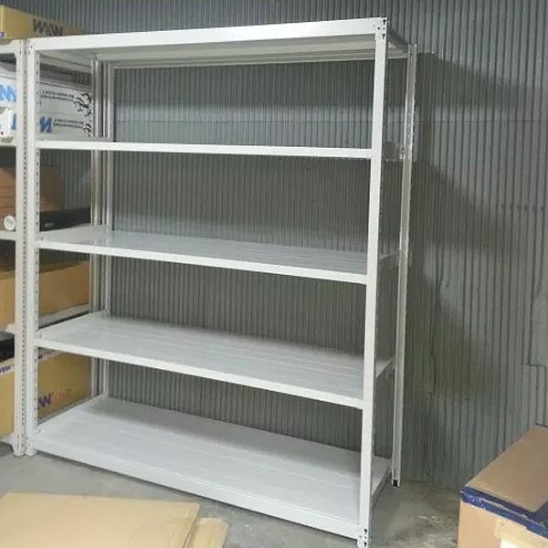 スチールラック 幅120 奥行30 高さ180 5段 200kg/段 ラック 棚 単体 ボルトレス 軽中量棚 200h4w2d1s5
