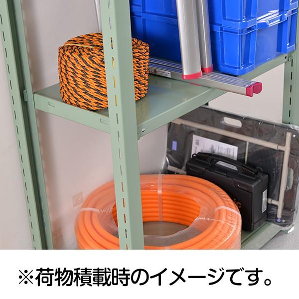スチールラック 幅90 奥行60 高さ180 4段 500kg/段 ラック 棚 増連 ボルトレス 中量棚 500h4w1d3a4太陽設備