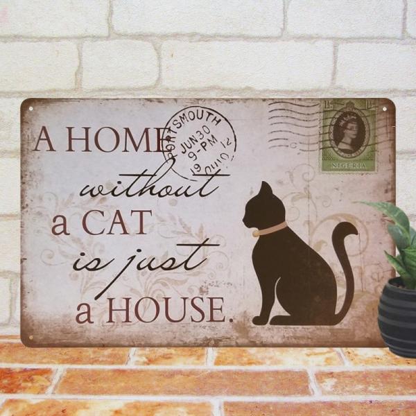 猫グッズ インテリア 壁飾り ブリキ看板 ポスター 雑貨 ネコ ねこ雑貨 ネコ柄 猫柄 猫雑貨 にゃんこ かわいい アンティーク調 白黒 モノクロ モノトーン Buyee Buyee 提供一站式最全面最專業現地yahoo Japan拍賣代bid代拍代購服務 Bot Online