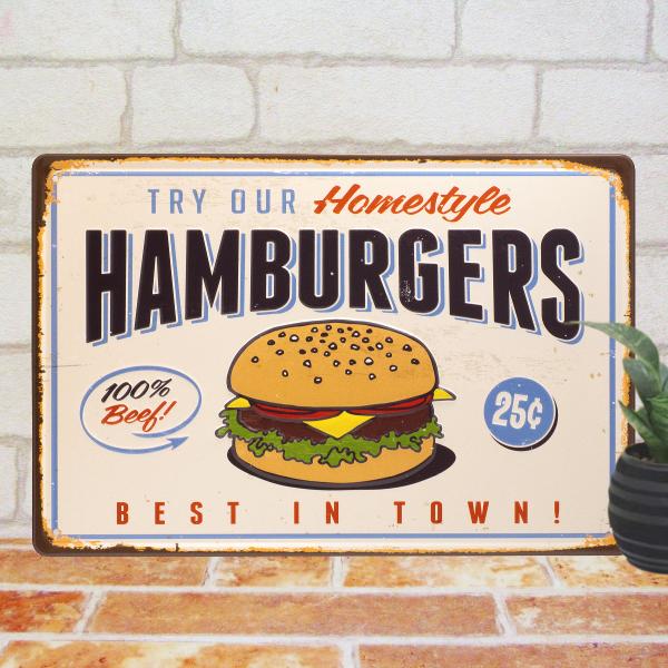 ハンバーガー ポスター ブリキ看板e ファーストフード25 雑貨 ハンバーグ ホットドッグ サンドウィッチ 絵画 イラスト アメリカン雑貨 E Hum 25 アートパネル 太陽雑貨ren 通販 Yahoo ショッピング 일본구매대행 직구 미스터스토어