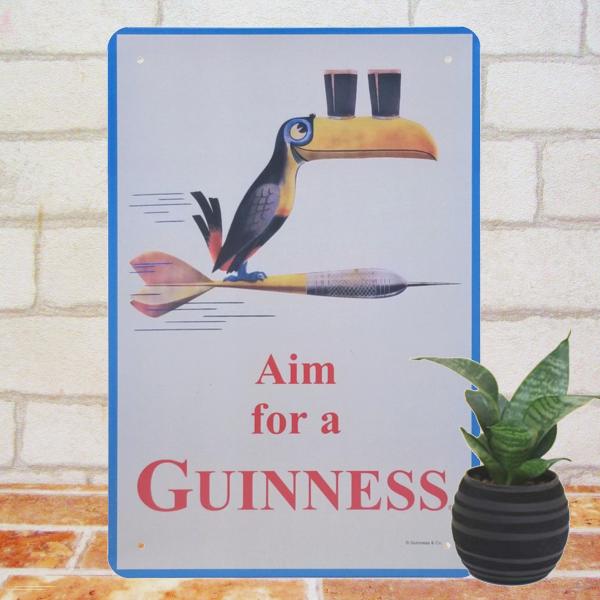 ブリキ看板 ギネスビール トゥーカン 鳥 オオハシ Beer 黒ビール ポスター Buyee Buyee Japanese Proxy Service Buy From Japan Bot Online