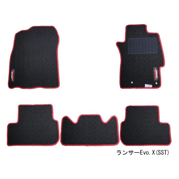 三菱（MITSUBISHI） ランサーエボリューション10用フロアマット