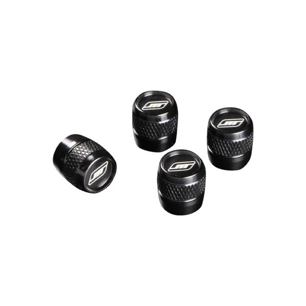 汎用【MONSTER SPORT エアバルブキャップ】 ブラック 4個セット モンスタースポーツ 680500-0000BK *ゆうパケット