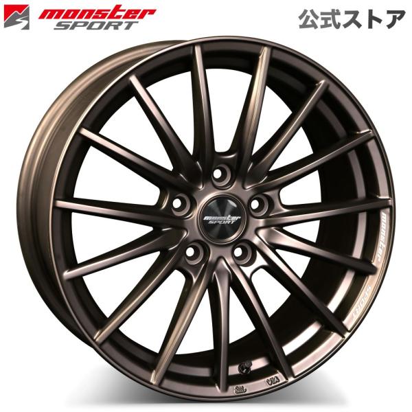 スイフト MONSTER SPORT VX15S アルミホイール(17インチ) ブロンズ 1本