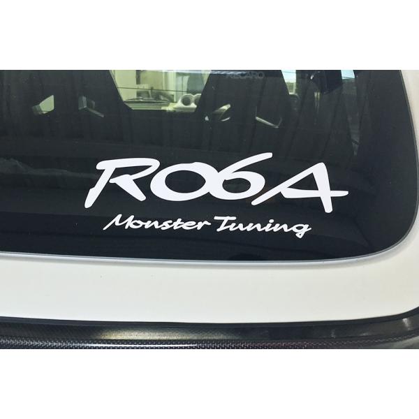 R06A Monster Tuning ステッカー*アルトワークス/ハスラー「モンスタースポーツ　ステッカー（ガンメタ）」250ｘ85「896176-0000M」 ゆうパケット