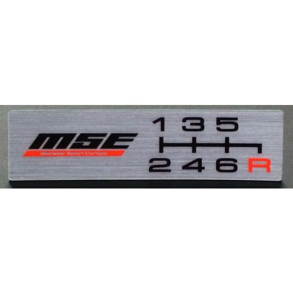 モンスタースポーツ シフトパターンエンブレム【MSEシフト
