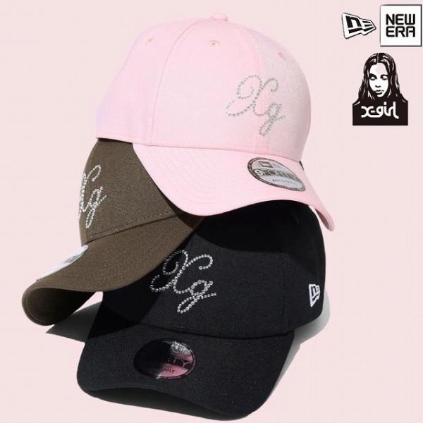 【新品】ニューエラ✖️スターバックス　コラボキャップ　日本未発売　9forty X-girl × NEW ERA(R) 9FORTY RHINESTONE LOGO CAP エックス