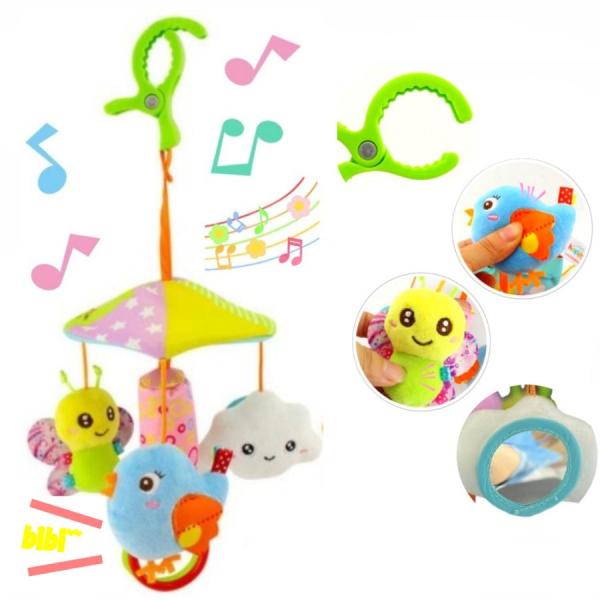 他サイト： 雲 ベビーカー メリー ベッド あかちゃん 赤ちゃん おもちゃ ラトル がらがら 車 チャイルドシート ベビー 0歳 1歳 男の子 女の子 誕生日 出産祝い プレゼントの商品画像