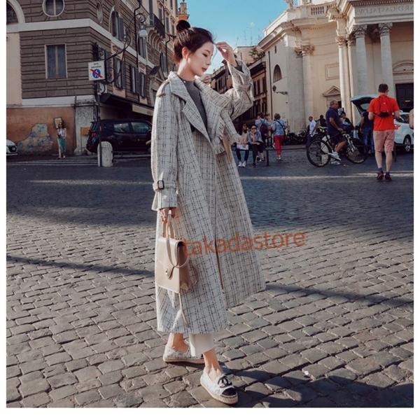 経典ブランド トレンチコート チェスターコート チェック きれいめ トレンチコート レディース チェスターコート チェック フリンジ ベルト きれいめ フェミニン可愛い Good Clothes コート アウター Www Reinnec Cl